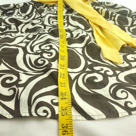 Tabitha Womens Cream Brown Paisley Print Strapless Back Zip Summer Dress… - Picture 11 of 15